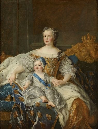 Marie Leszczynska et les enfants royaux
