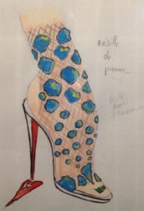 Christian Louboutin : l'Exhibition[niste] épopée du Shiva de l'escarpin soulier dessin