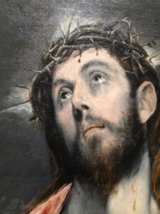 Exposition Greco : Guillaume Kientz "Le Greco échappe à tout sauf à l'admiration" detail christ