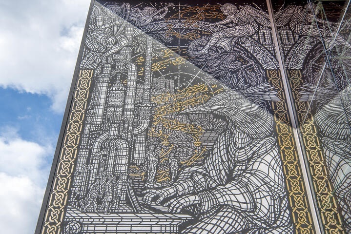 Gand : le street art feat Van Eyck