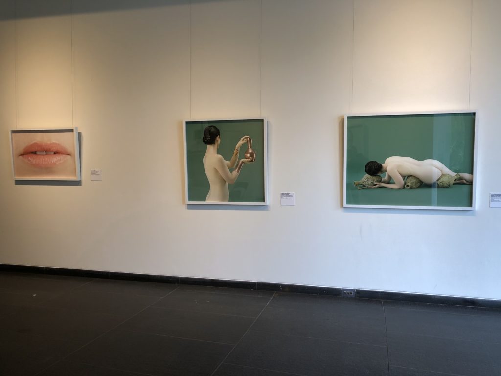 Petrina Hicks : expo troublante en Baroque Blanc trois tableaux
